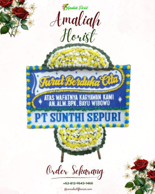 Papan Bunga Duka di Curug Goong